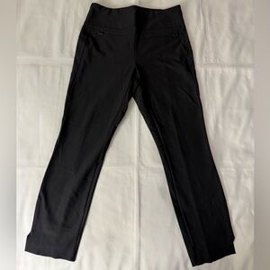 Athleta Black High Rise Leggings w/ Small Zipper Pockets